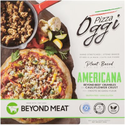 Pizza oggi beyond beef pizza 390g