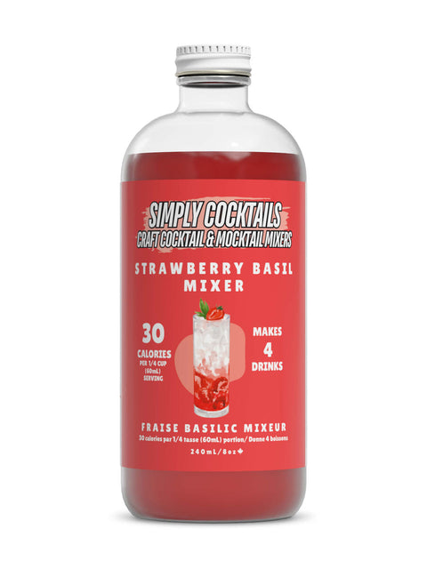 SMCT FRAISES BASILIQUE MIXER 480ML