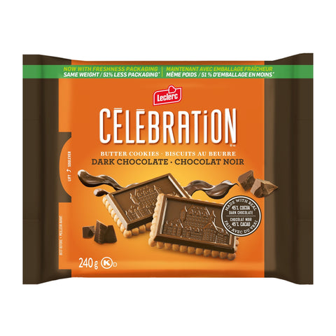 Leclerc celeb tabl noir 45% 240g