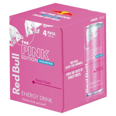 RED BULL ENERG ROSE 4x250ML