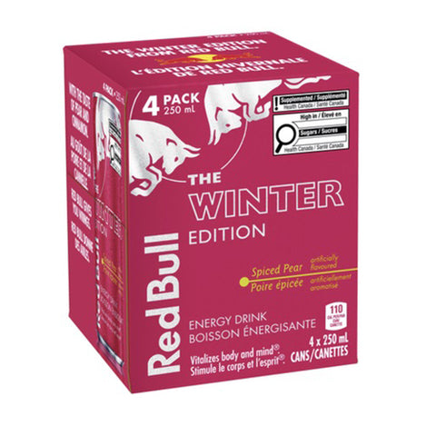 RED BULL POIRE ÉPICÉE 4x250ML