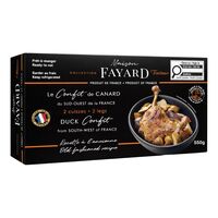 Fayard confit canard cuisses 550gr