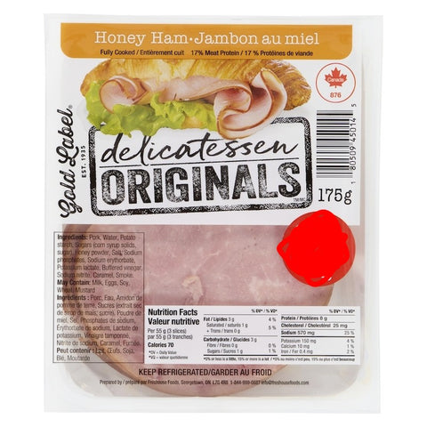 Gold Jambon Miel 175G