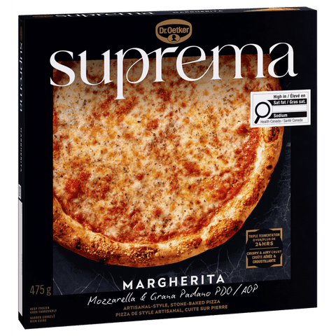 Suprema pizza margherita 475g