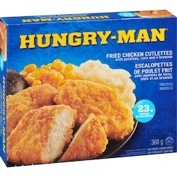 Hungry man poulet frit 360g
