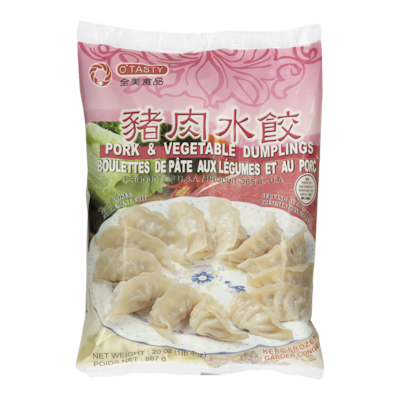Gyoza porc legumes 1.25kg