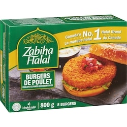 Halal burgers poulet panées 800g