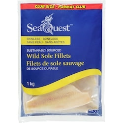 Sq sole fillets 1kg