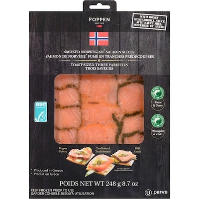 Foppen saumon fumé tranchés 248g