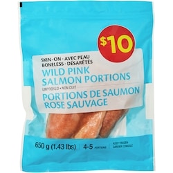 $10 saumon rose filet 700g