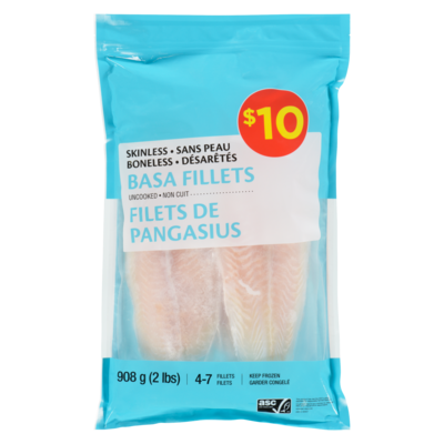 $10 filets pangasus 2lb 908g