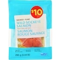 $10 saumon fumee sauv 200g