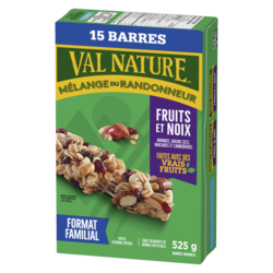 Val nature bar fruits noix 525g