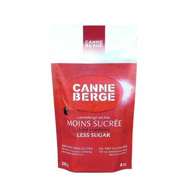 Canneberges sechees moins sucre 225g