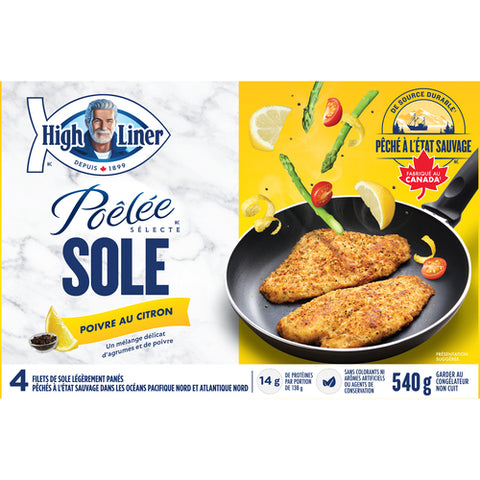 Hl filet sole poivre lime 540g