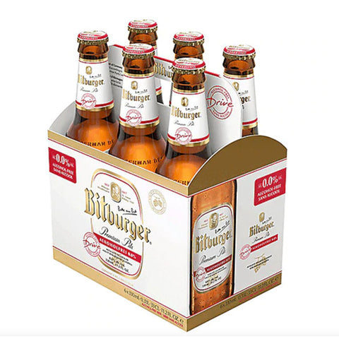 BITBURGER DRIVE BEER ALC FREE 6x330ML