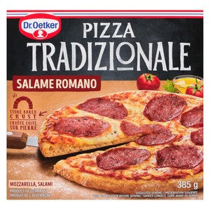 Oetker trad pizza salami 385g