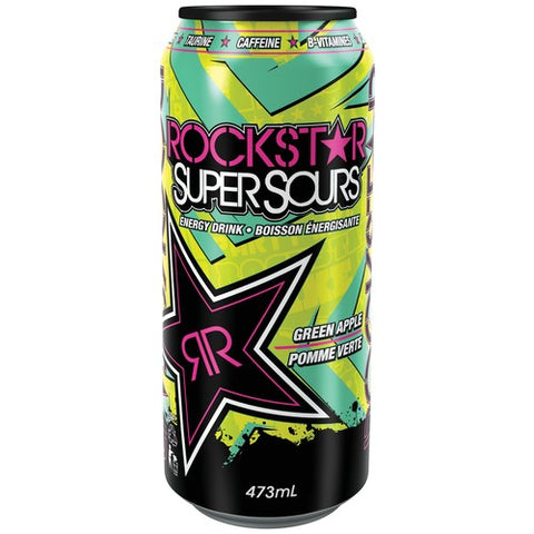 ROCKSTAR SOURS POMME VERTE 473ML
