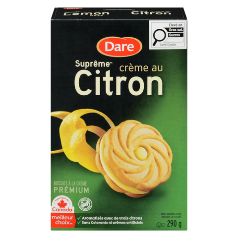 Dare supr bisc citron 290g