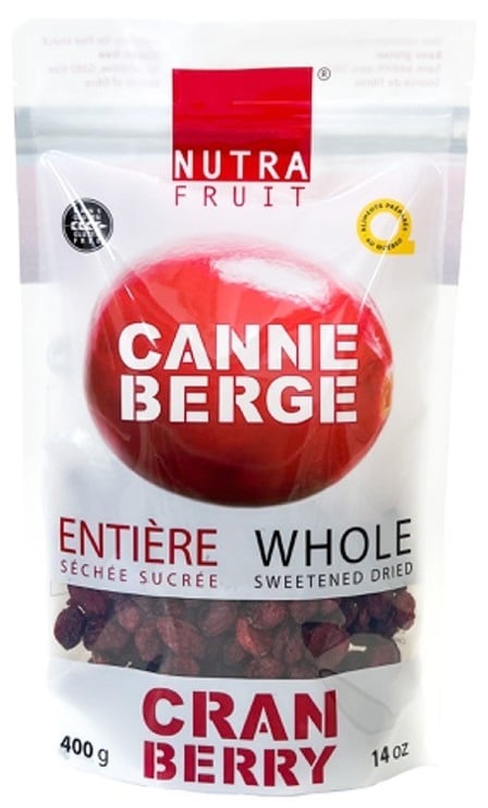 Canneberges sechees entieres 400g