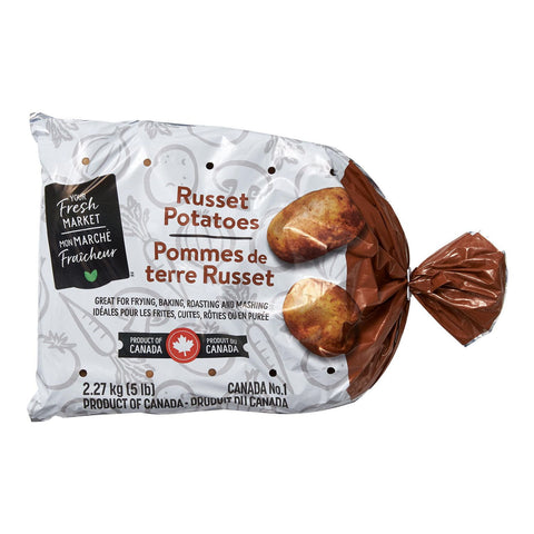 Patate russett 5 lbs 2.268kg