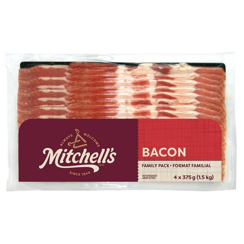 Mitchells bacon 375g