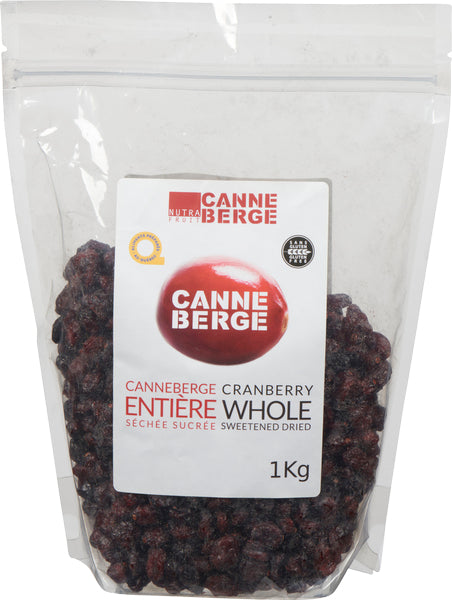 Canneberges sechees entieres 1kg
