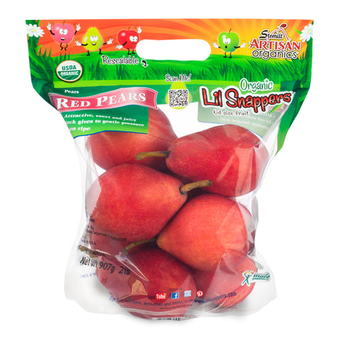Poires rouges bio 2lb 907gr