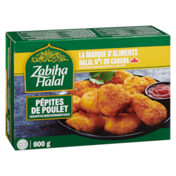 Halal pepites poulet panées 800g