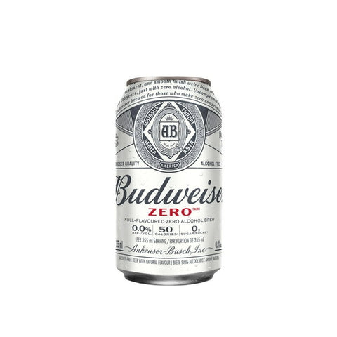 BUDWEISER ZERO NA BIÈRE 355ML
