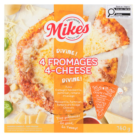 Mikes stfd pizza four 4 fromages 740g