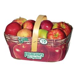 Panier pommes québec