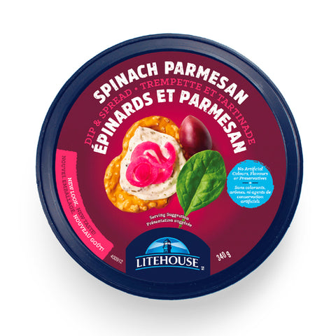 LiteHouse Trempette épinard & parmesan 340gr