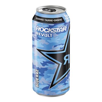 ROCKSTAR REVOLT BLUE RAZ 473ML