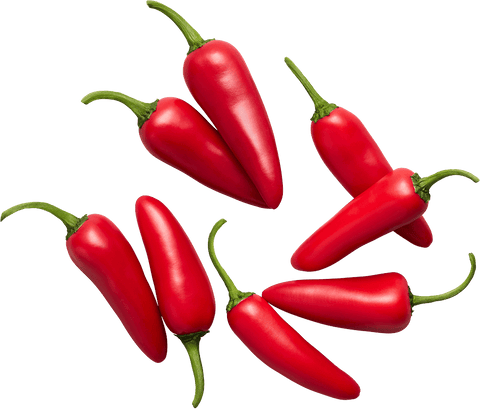 Piments rouge chili 1vw