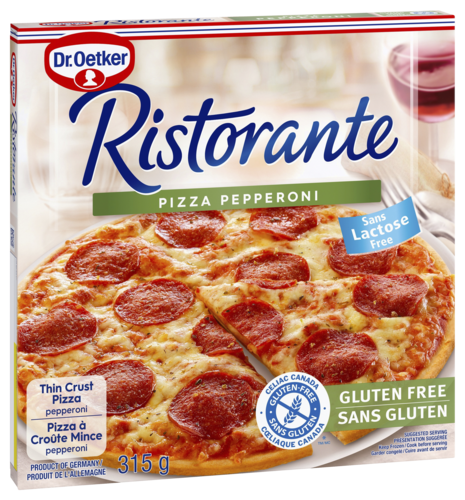 Dr oet pepperni glutn sans pizza 315g