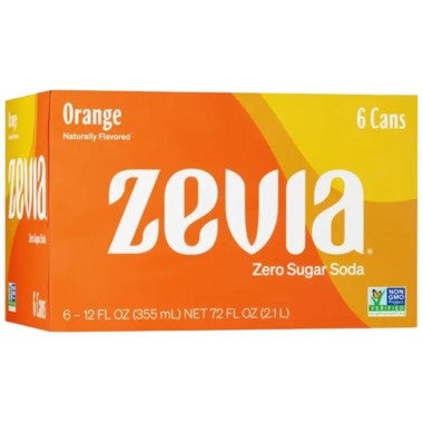 Zevia Soda Orange 6x355 Ml