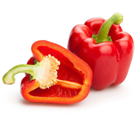 Poivrons rouges bio 2un