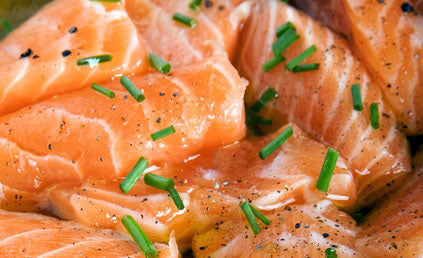 Saumon mariné