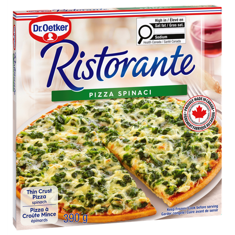 Ristorante pizza epinard 390g
