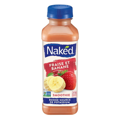 Naked smoothie fraise banane 450ml