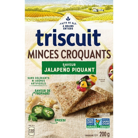 Triscuit craq mince jalap 200g