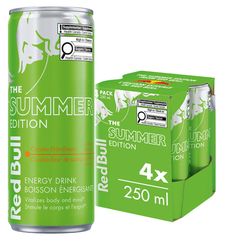 RED BULL BOISS ETE 4x250ML
