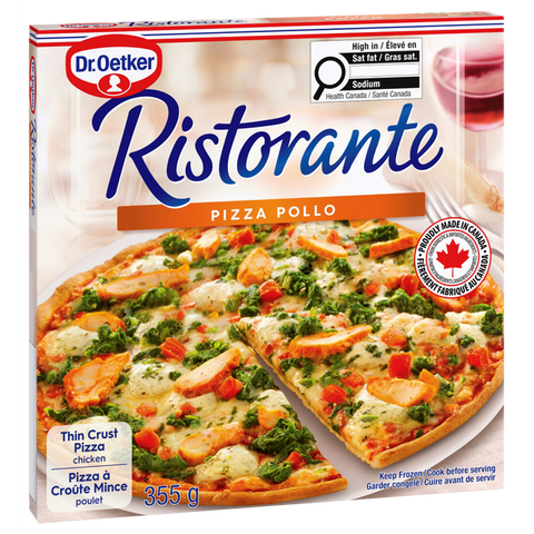 Ristorante pizza pollo 355g