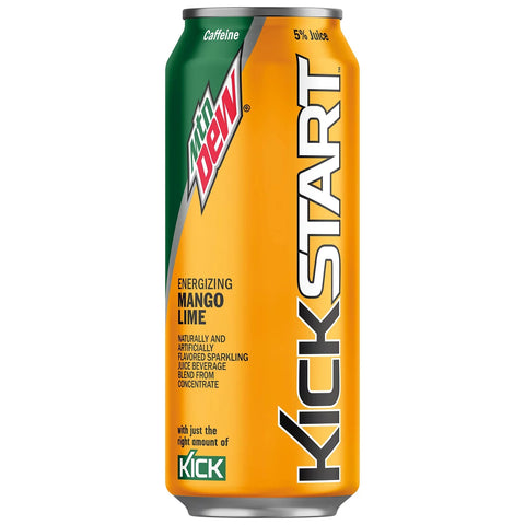 MTN DEW KICKSTART MANGUE LIME 473ML