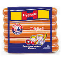 Hygrade Saucisses Fumees 450G
