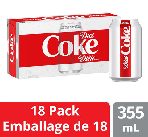 COKE DIET 18x355ML
