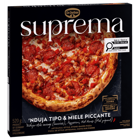 Suprema pizza nduja 520g