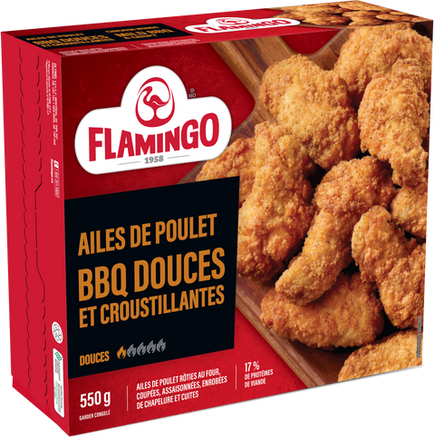 Flamingo ailes bbq douces croust 550g