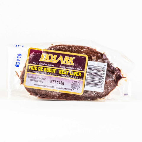 Foie de boeuf tranché 113g